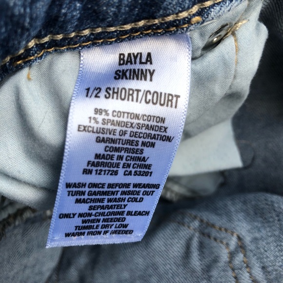 Aéropostale Bayla Skinny 1/2 Short Jeans - Picture 6 of 6